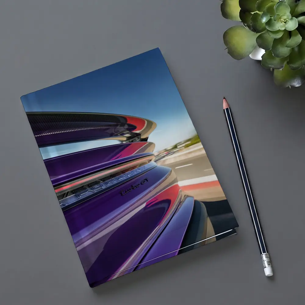Porsche Taycan Turbo GT Purple Highway Speed – Notebooks