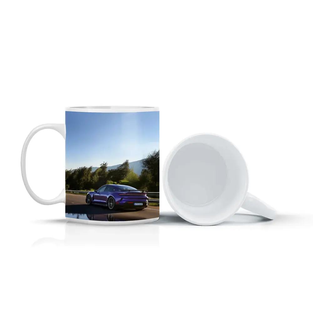 Porsche Taycan Turbo GT Purple Road Drive – Mugs