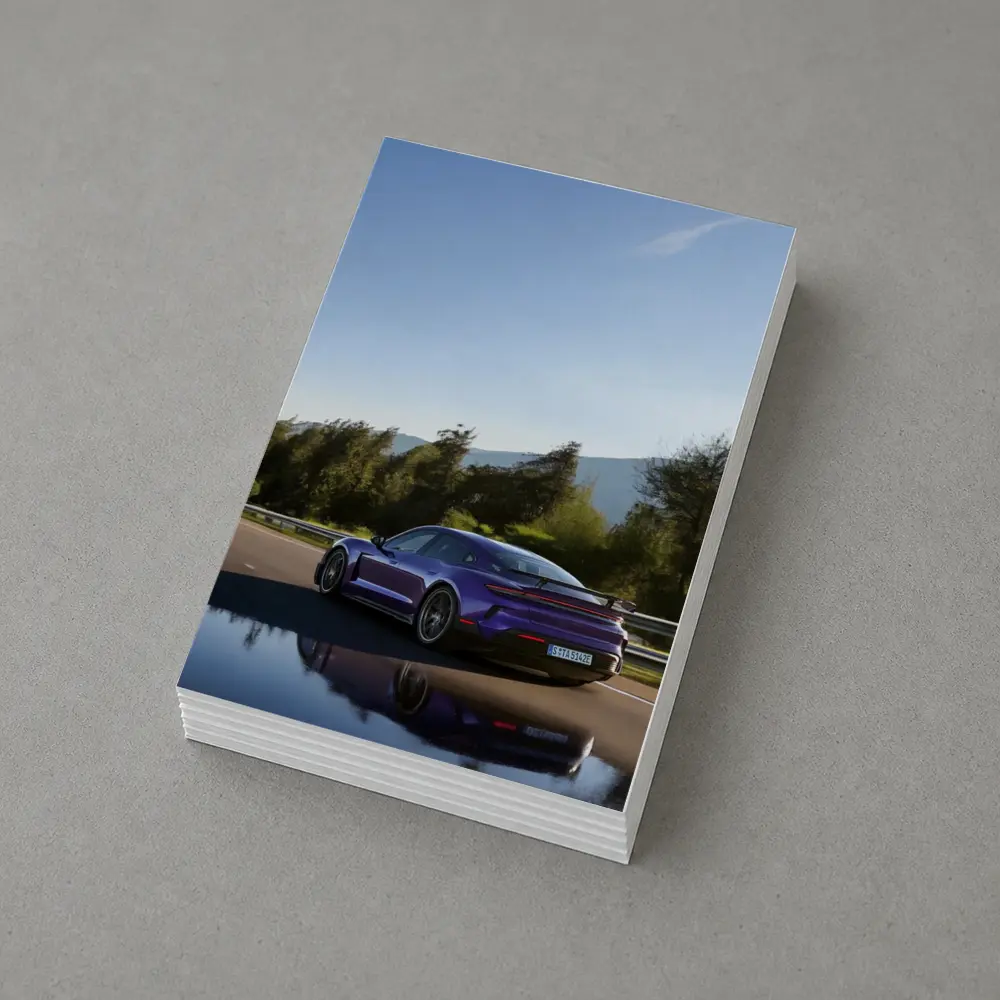 Porsche Taycan Turbo GT Purple Road Drive – Postcards