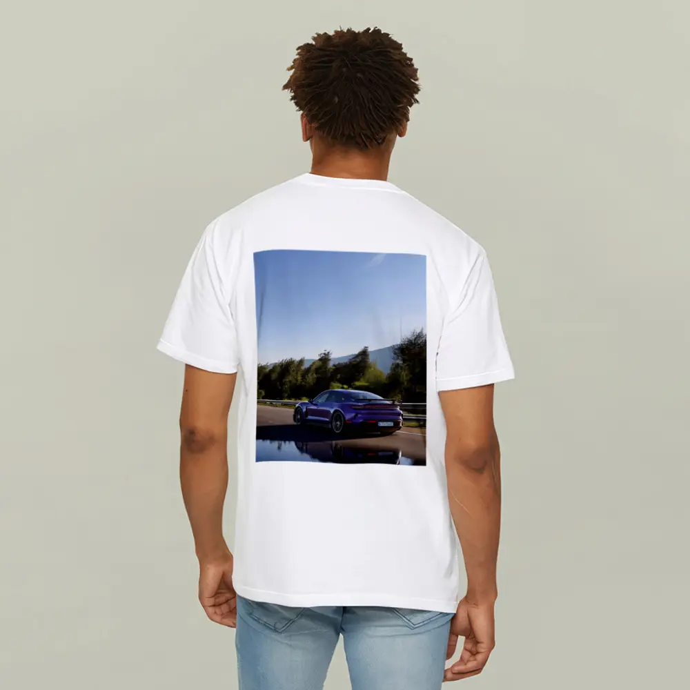 Porsche Taycan Turbo GT Purple Road Drive – T-Shirts