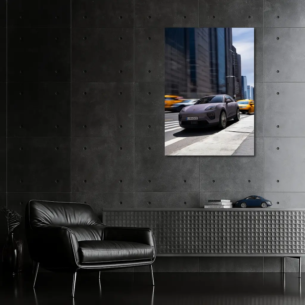 Porsche Macan Electric New York City Streets – Wall Art