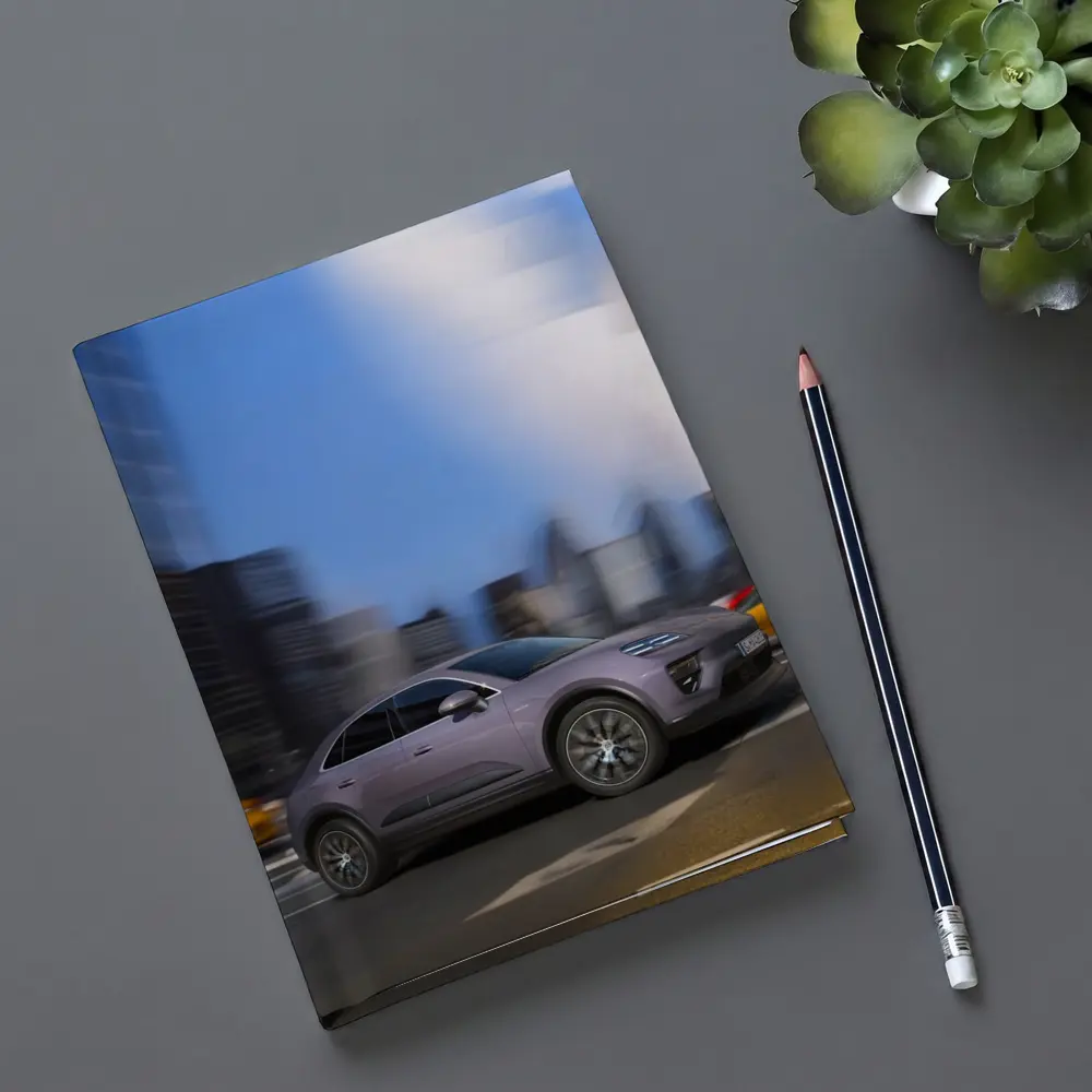 Porsche Macan Electric City Street Motion – Notebooks