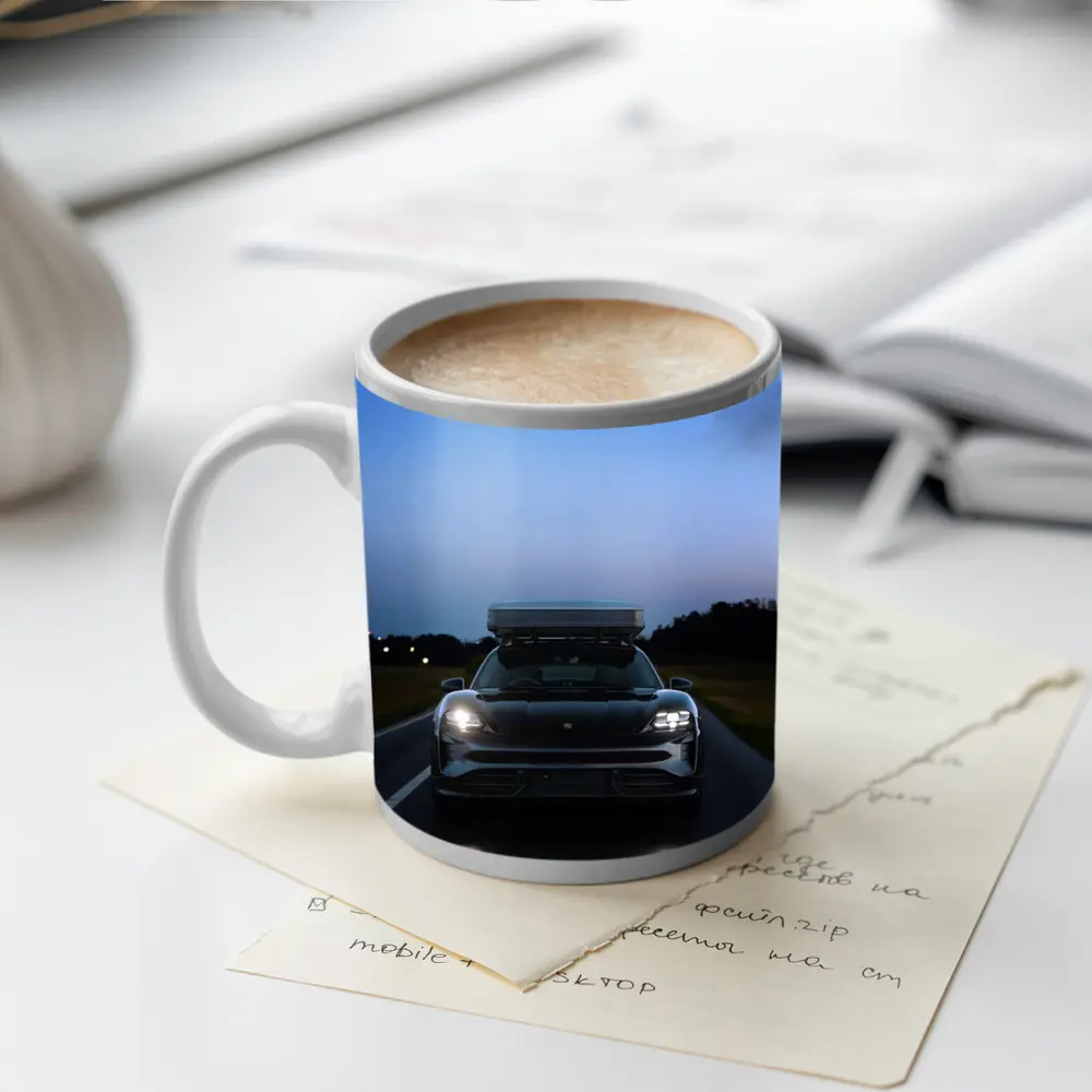 Porsche Taycan Cross Turismo Dusk Road Drive – Mugs
