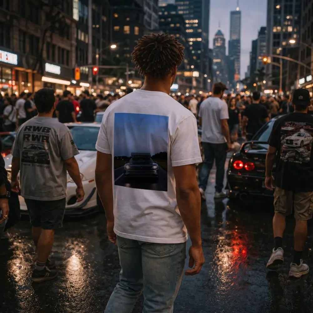 Porsche Taycan Cross Turismo Dusk Road Drive – T-Shirts