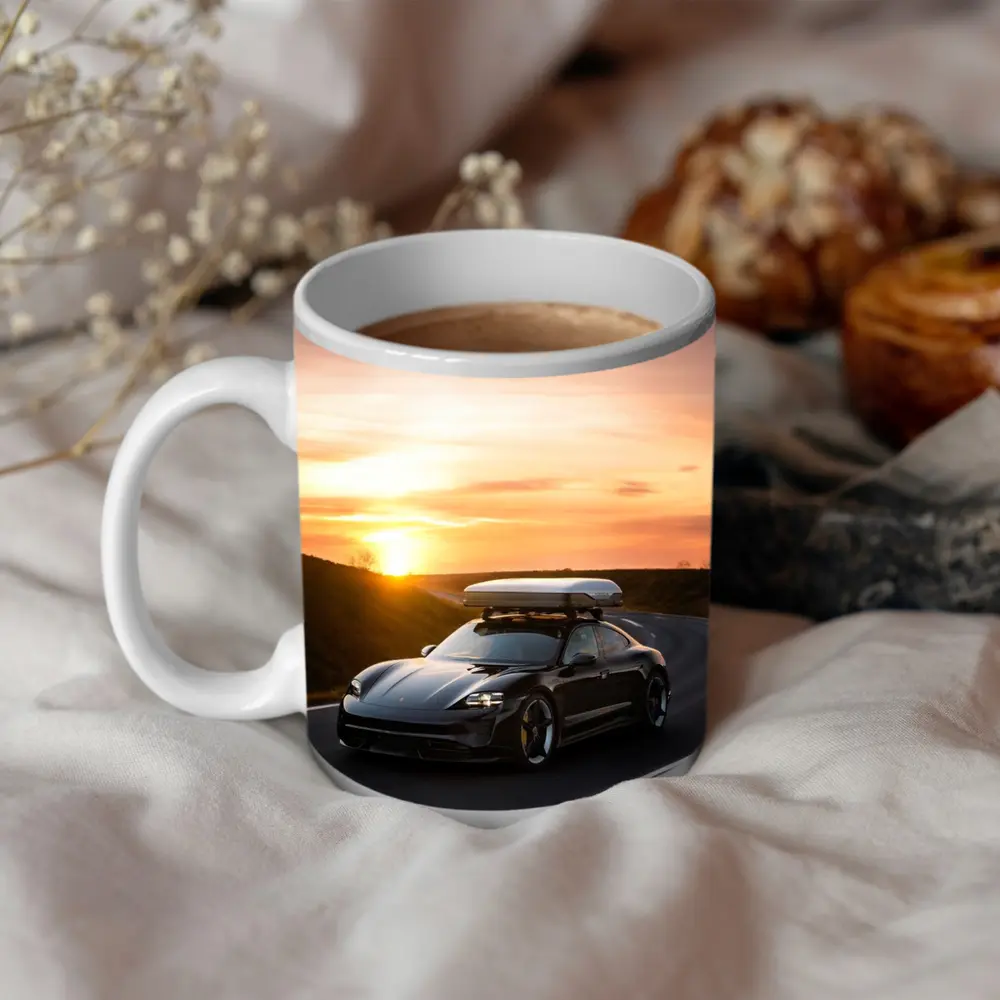Porsche Taycan Sunset Road Drive – Mugs