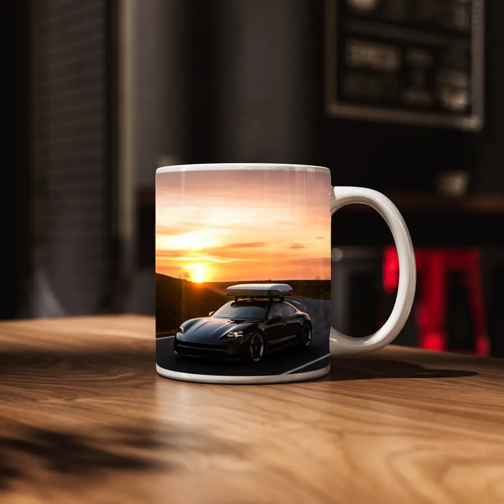 Porsche Taycan Sunset Road Drive – Mugs
