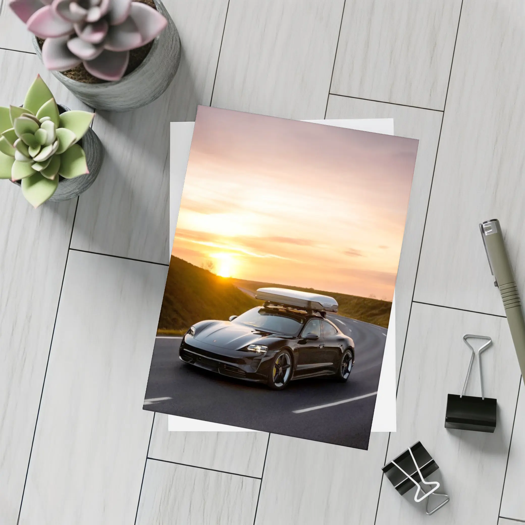 Porsche Taycan Sunset Road Drive – Postcards