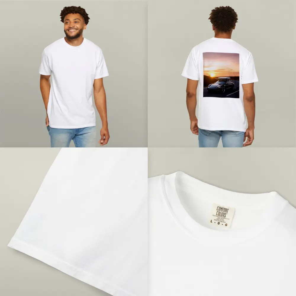 Porsche Taycan Sunset Road Drive – T-Shirts