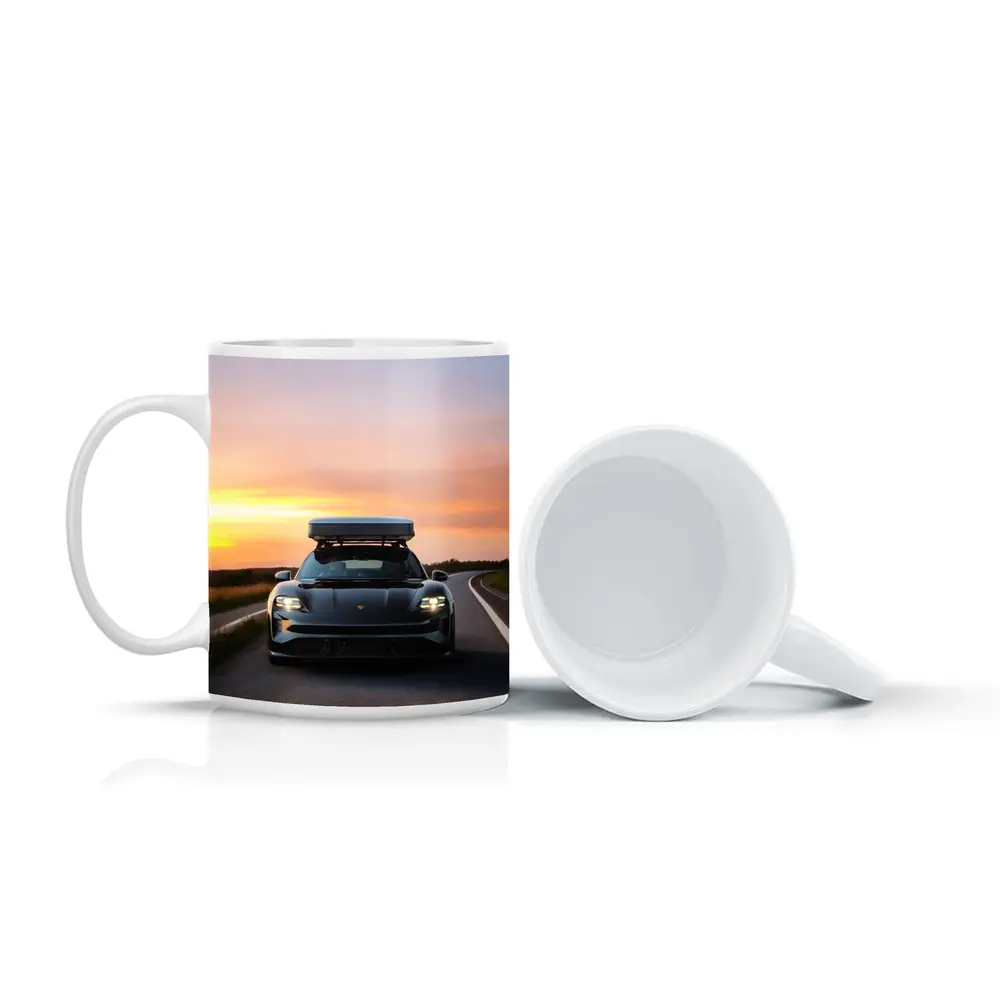 Porsche Taycan Cross Turismo Sunset Road Drive – Mugs