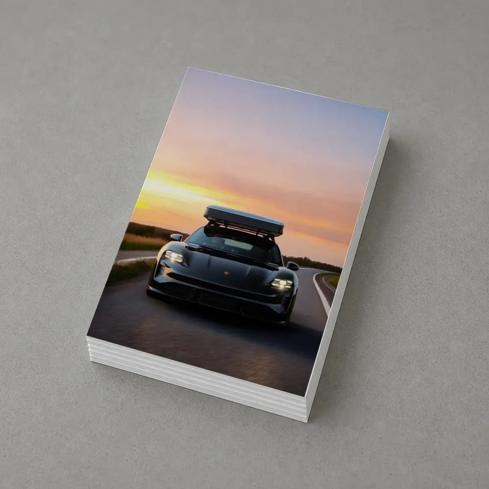 Porsche Taycan Cross Turismo Sunset Road Drive – Postcards