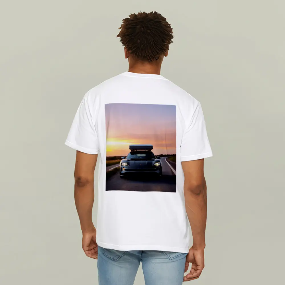 Porsche Taycan Cross Turismo Sunset Road Drive – T-Shirts
