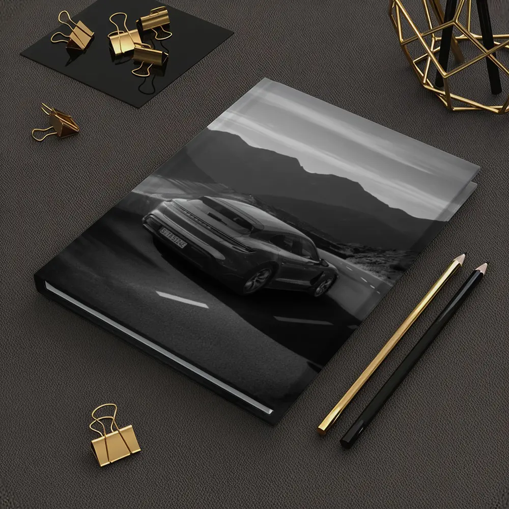 Porsche Taycan Sport Turismo Black White Road – Notebooks