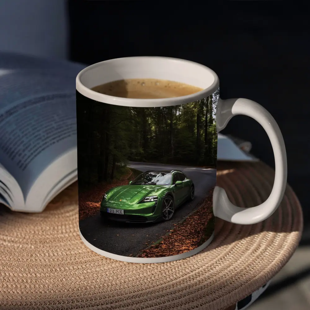 Porsche Taycan Green Forest Road Drive – Mugs