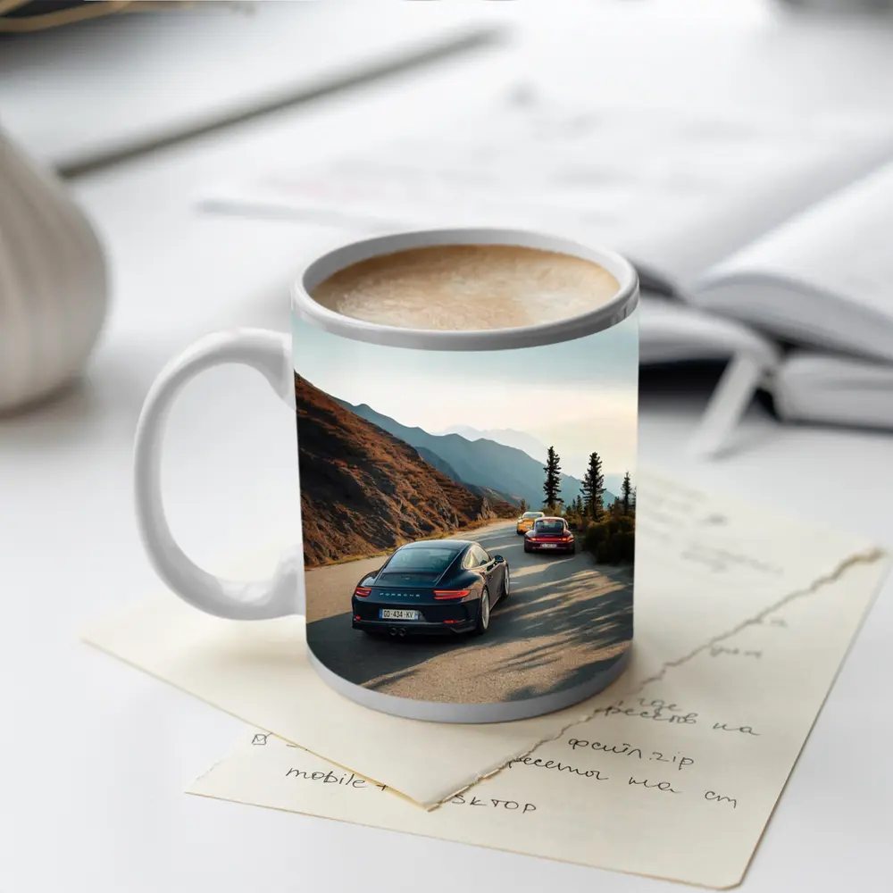Porsche 911 Convoy Mountain Road Drive – Mugs