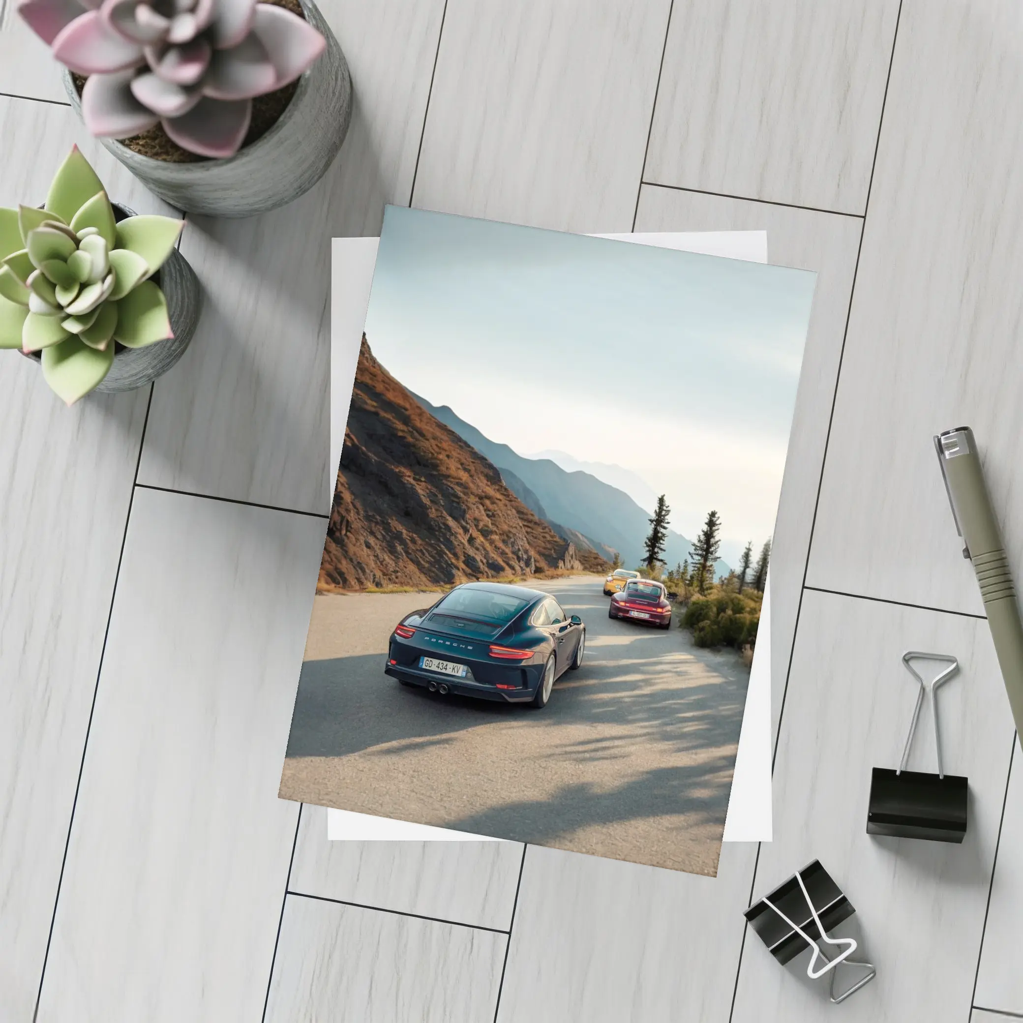Porsche 911 Convoy Mountain Road Drive – Postcards