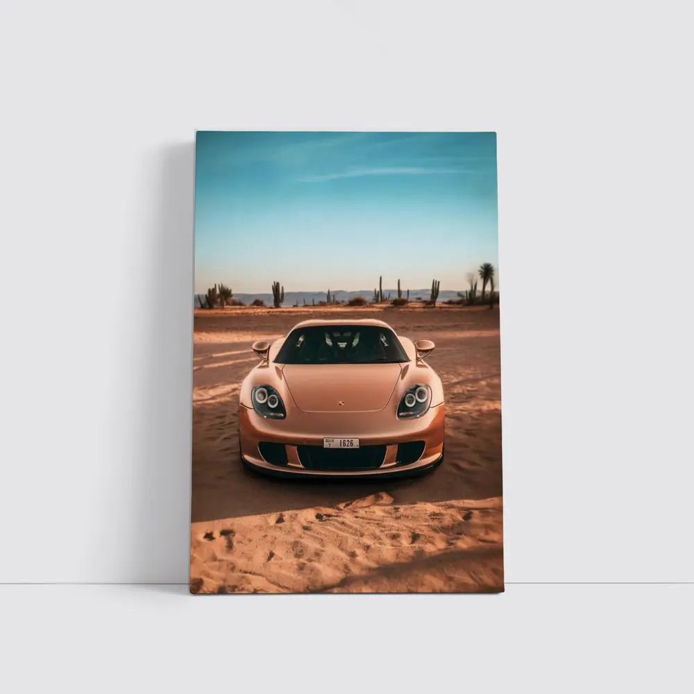 Porsche Carrera GT Desert Sand Dunes – Wall Art