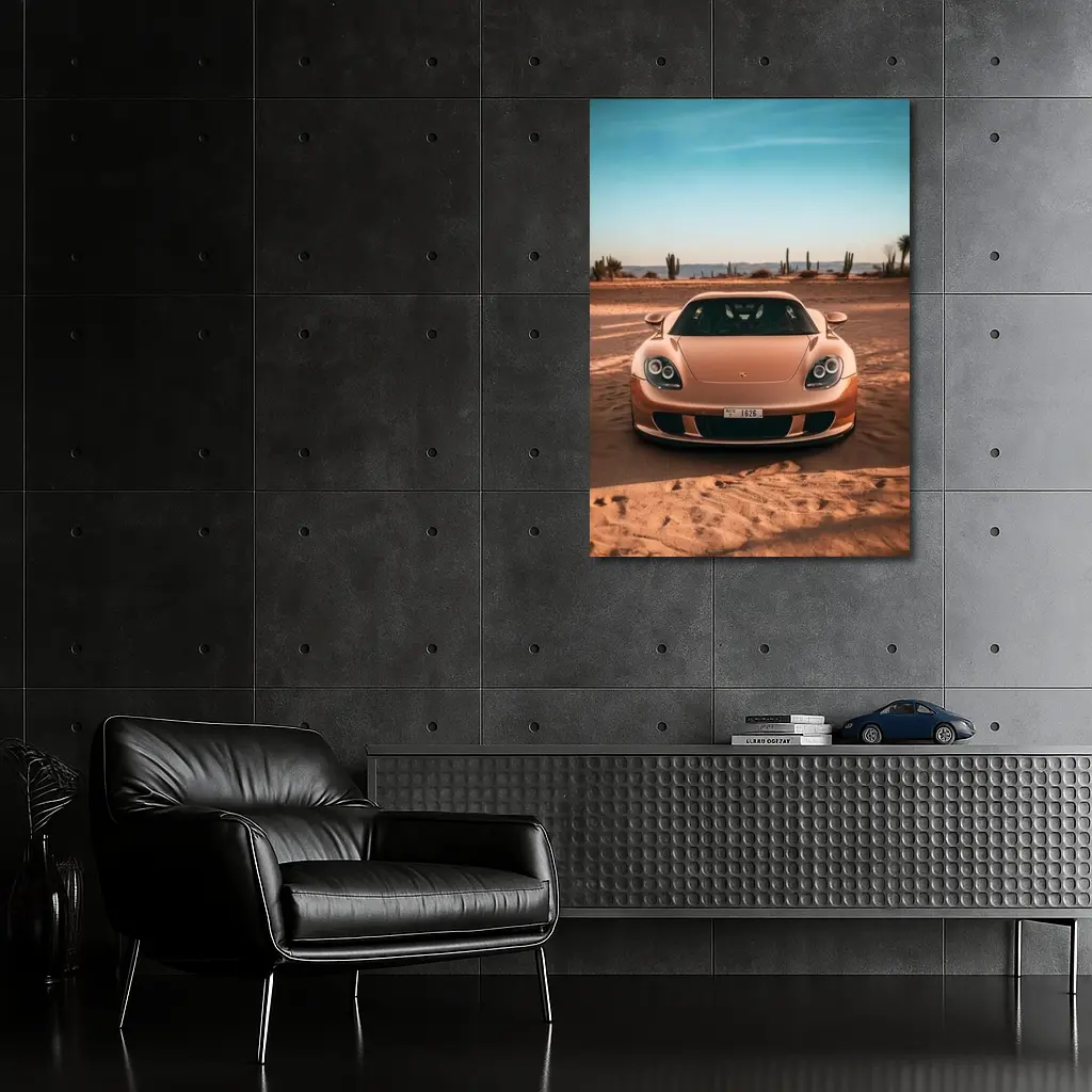 Porsche Carrera GT Desert Sand Dunes – Wall Art