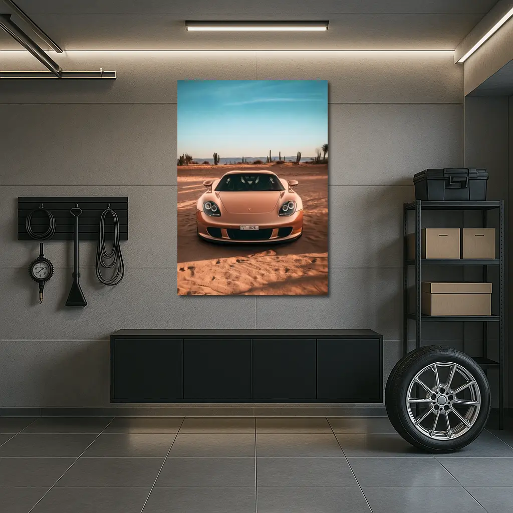 Porsche Carrera GT Desert Sand Dunes – Wall Art