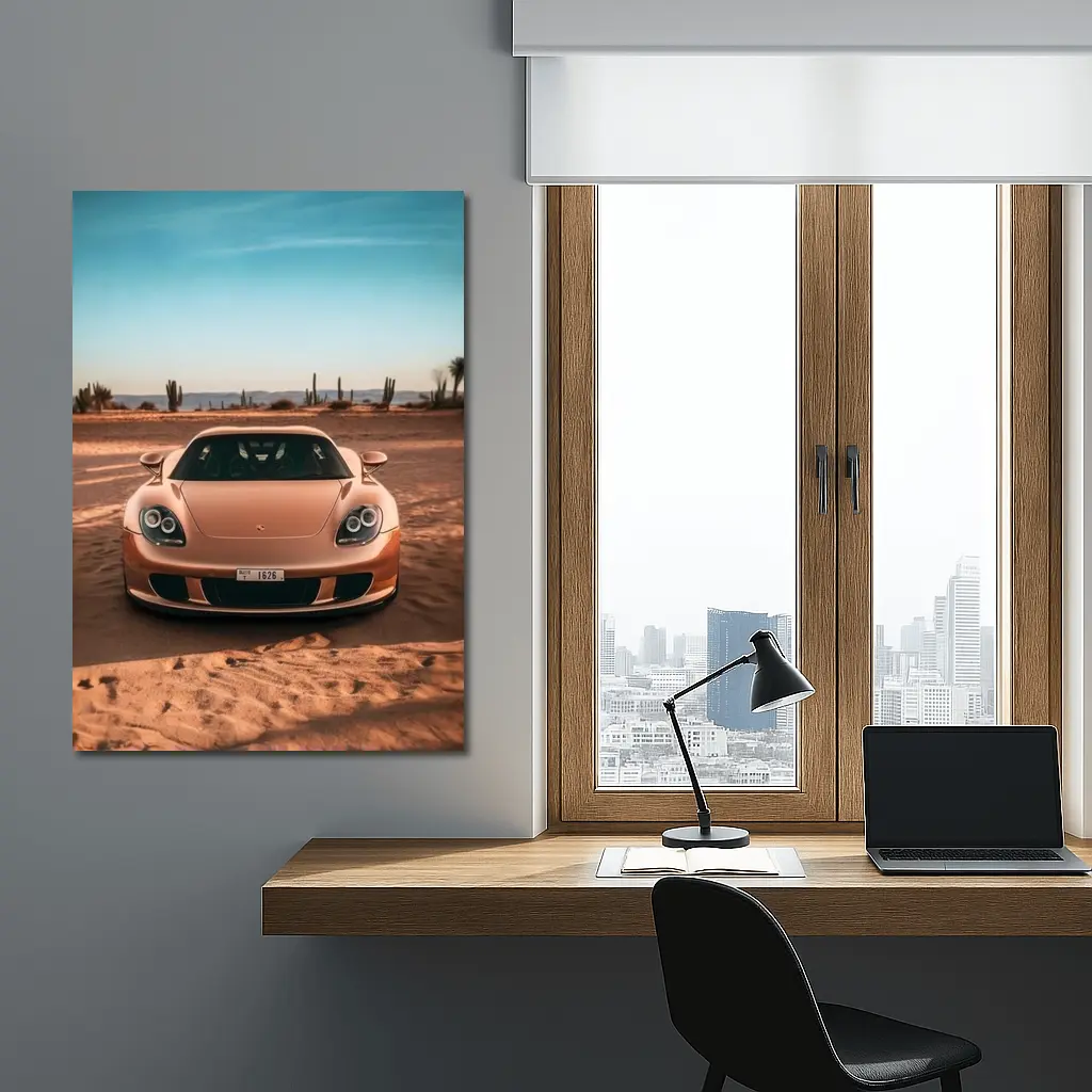 Porsche Carrera GT Desert Sand Dunes – Wall Art