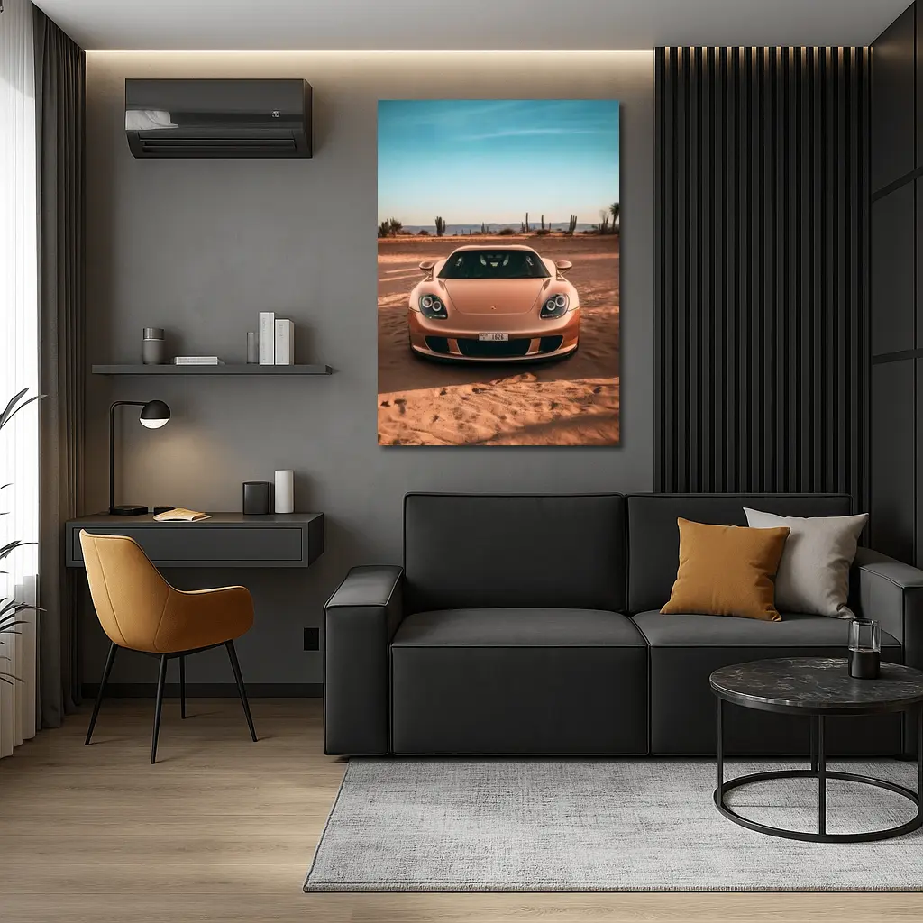 Porsche Carrera GT Desert Sand Dunes – Wall Art