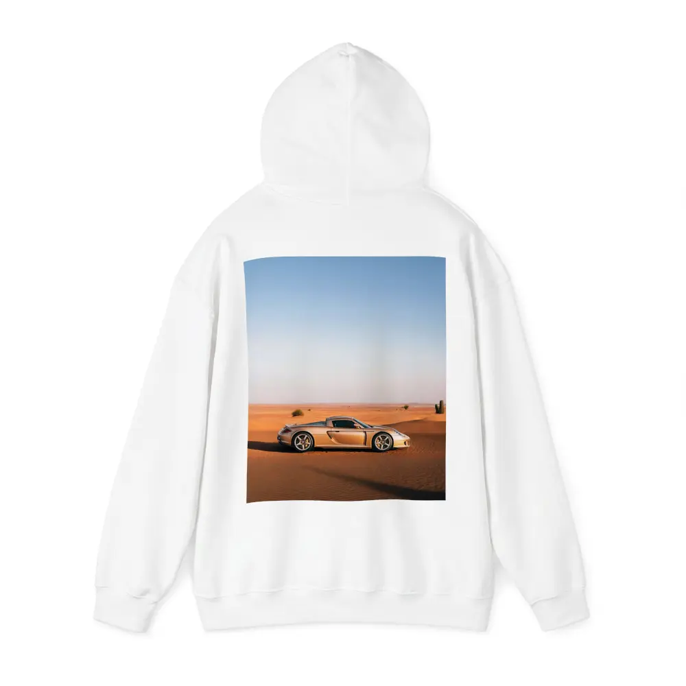 Porsche Carrera GT Silver Desert Landscape – Hoodies