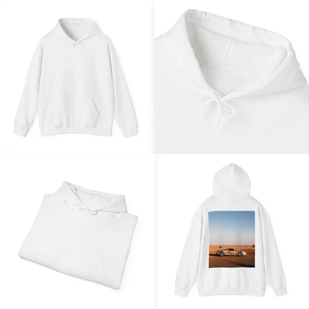 Porsche Carrera GT Silver Desert Landscape – Hoodies