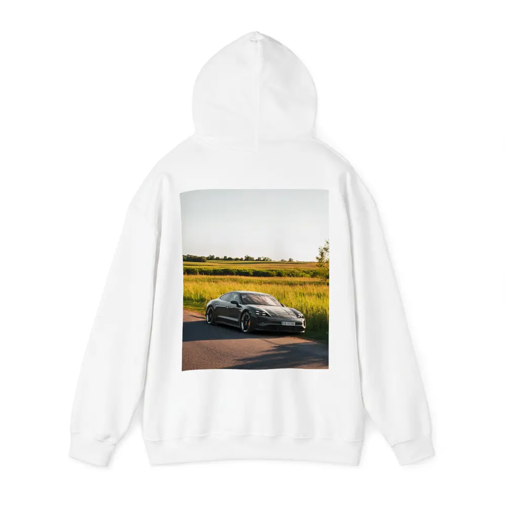 Porsche Taycan Dark Gray Country Road – Hoodies