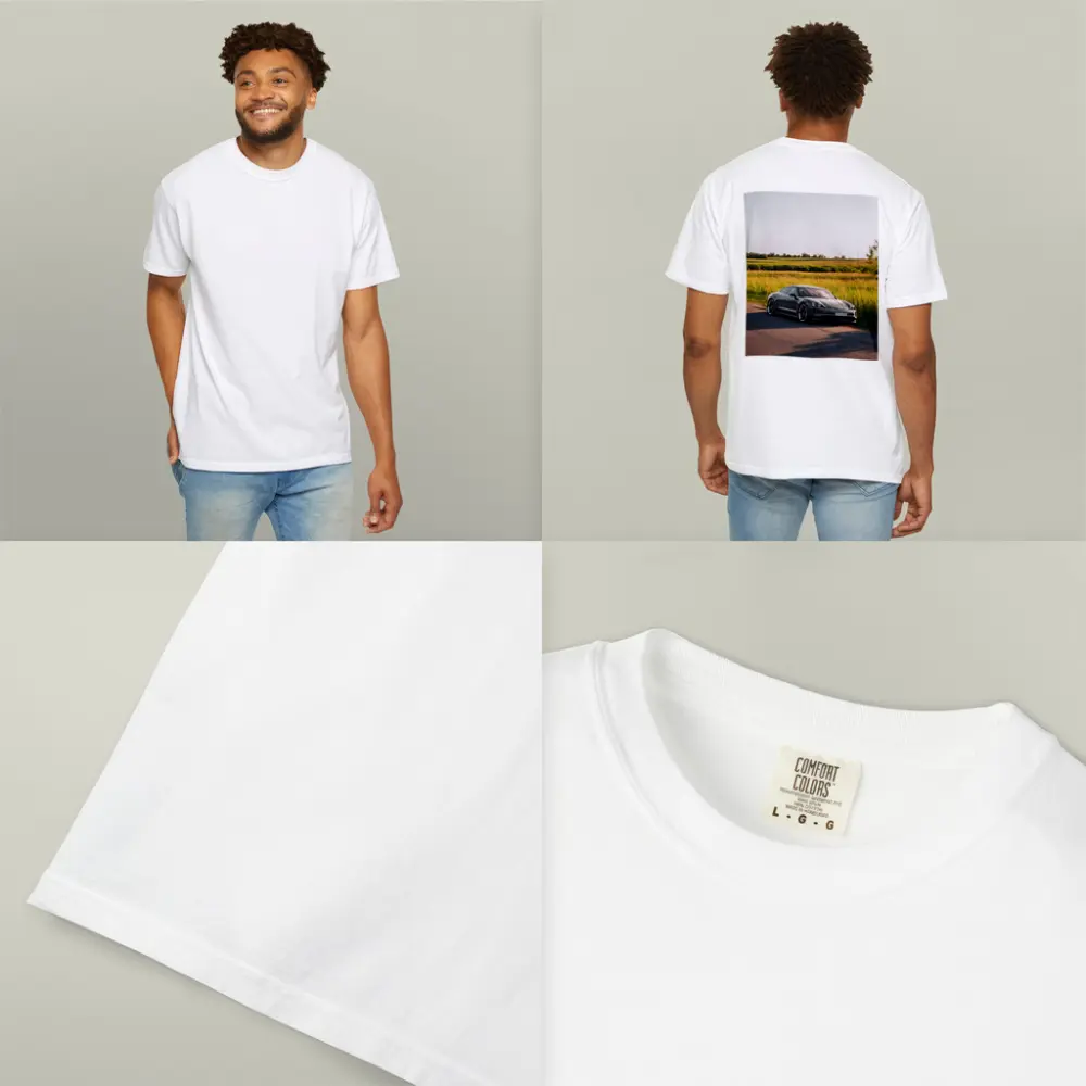 Porsche Taycan Dark Gray Country Road – T-Shirts