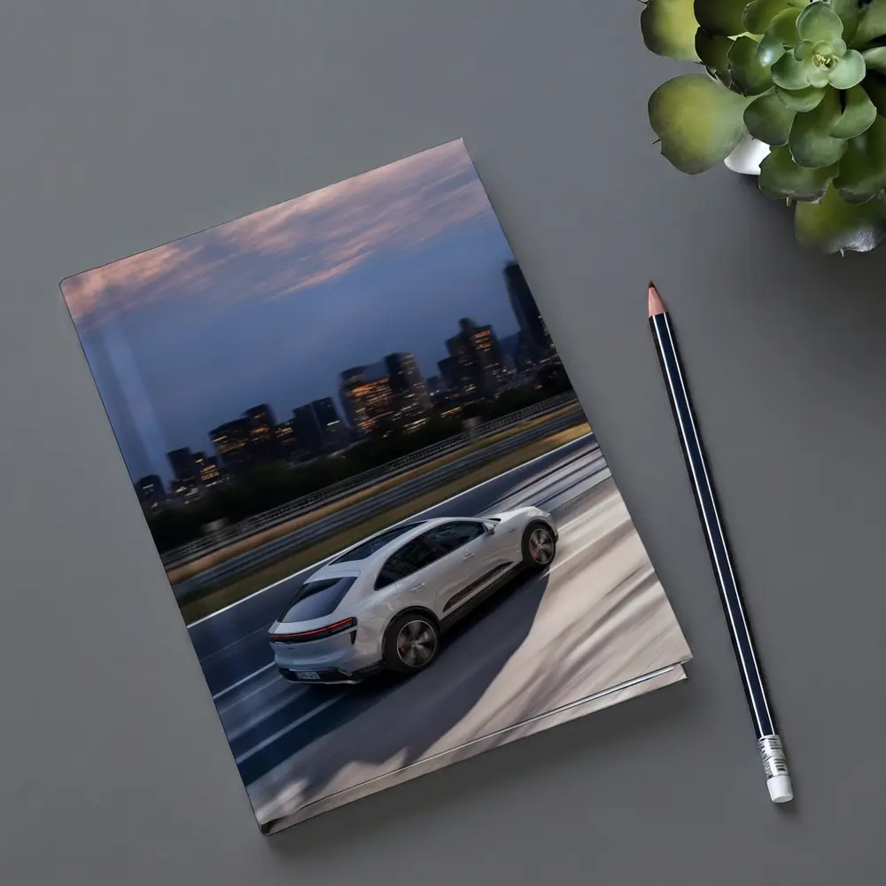 Porsche Macan City Skyline Dusk Drive – Notebooks
