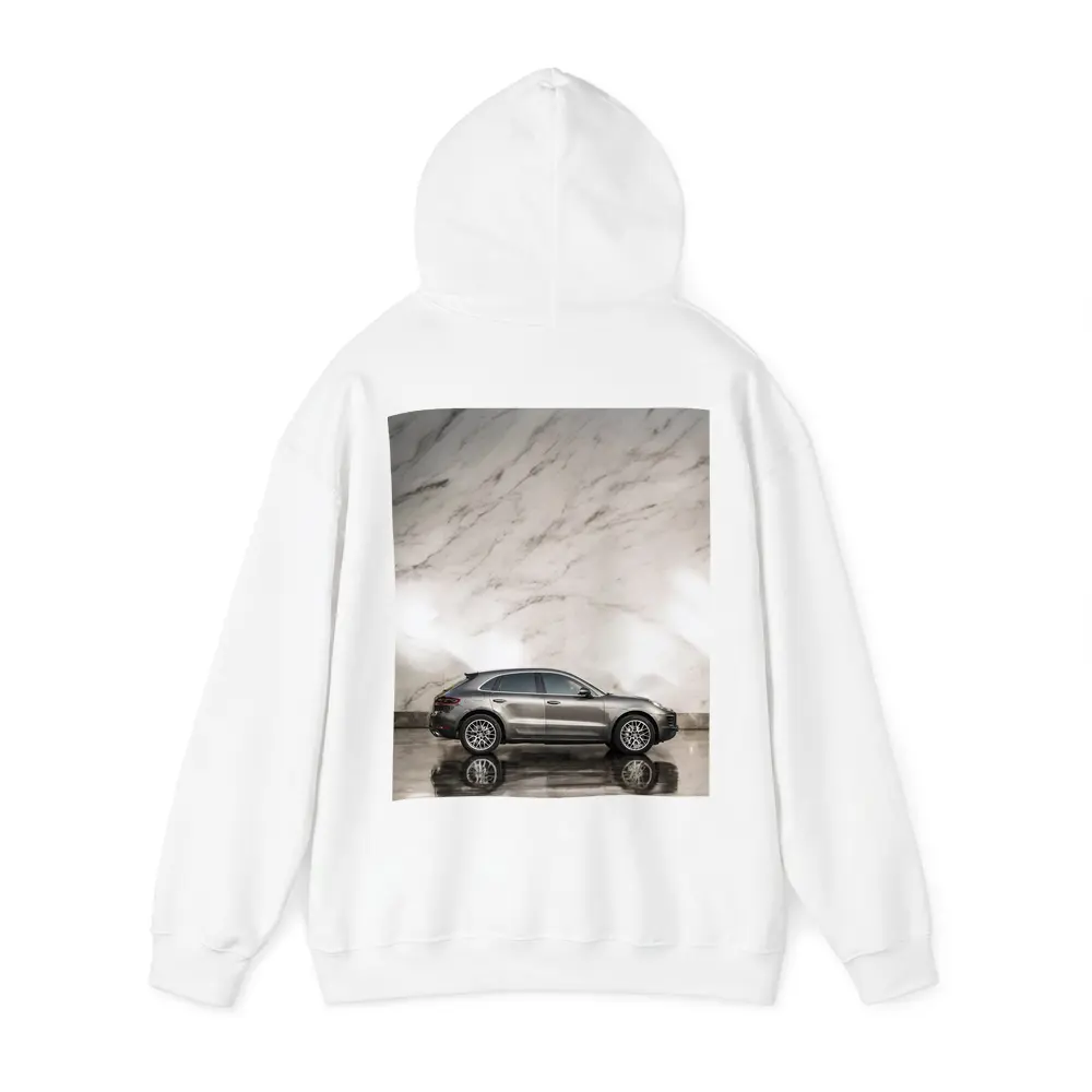 Porsche Macan Side Profile Marble Wall – Hoodies