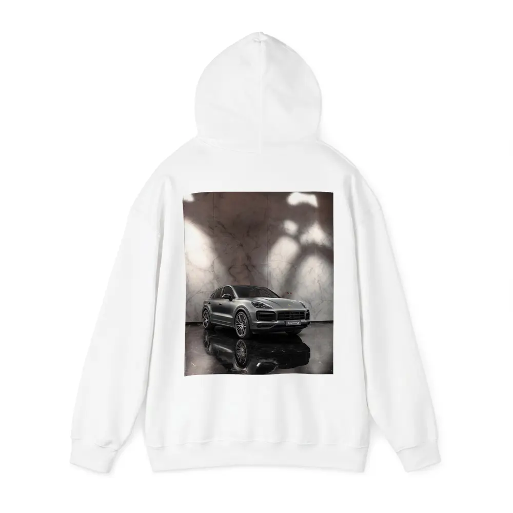 Porsche Cayenne S Silver Marble Studio – Hoodies