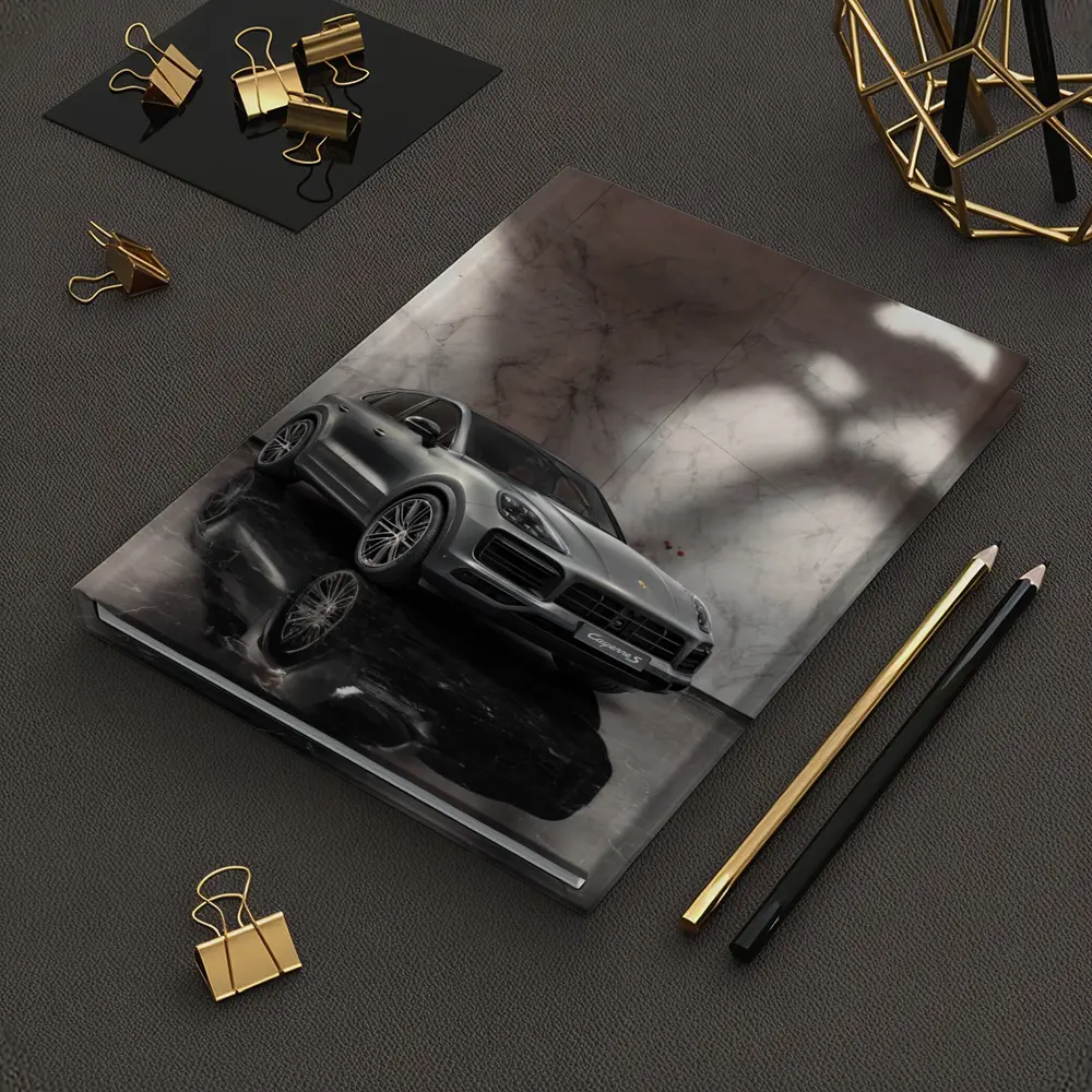 Porsche Cayenne S Silver Marble Studio – Notebooks