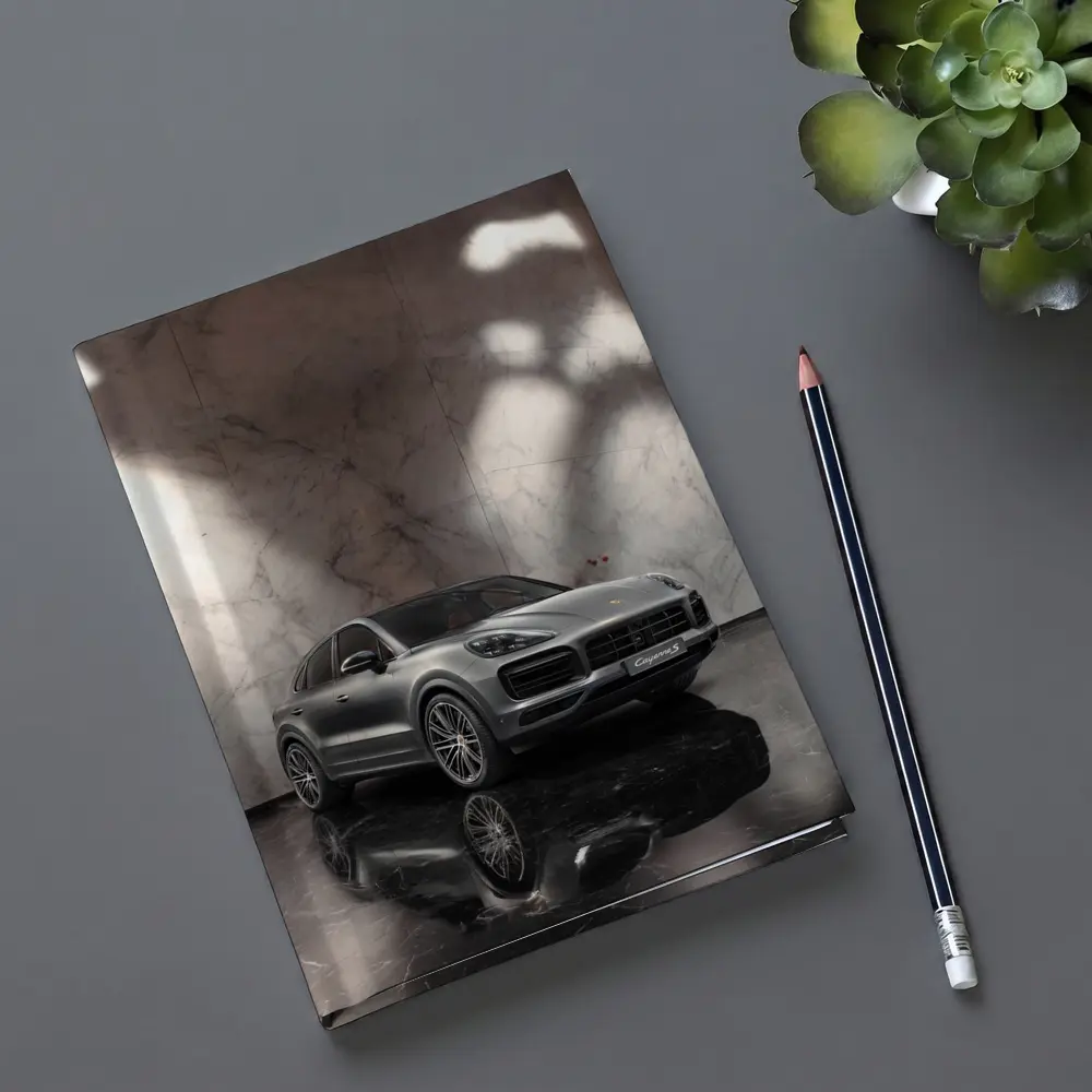 Porsche Cayenne S Silver Marble Studio – Notebooks
