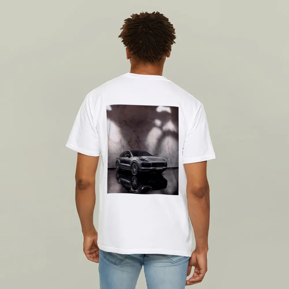 Porsche Cayenne S Silver Marble Studio – T-Shirts