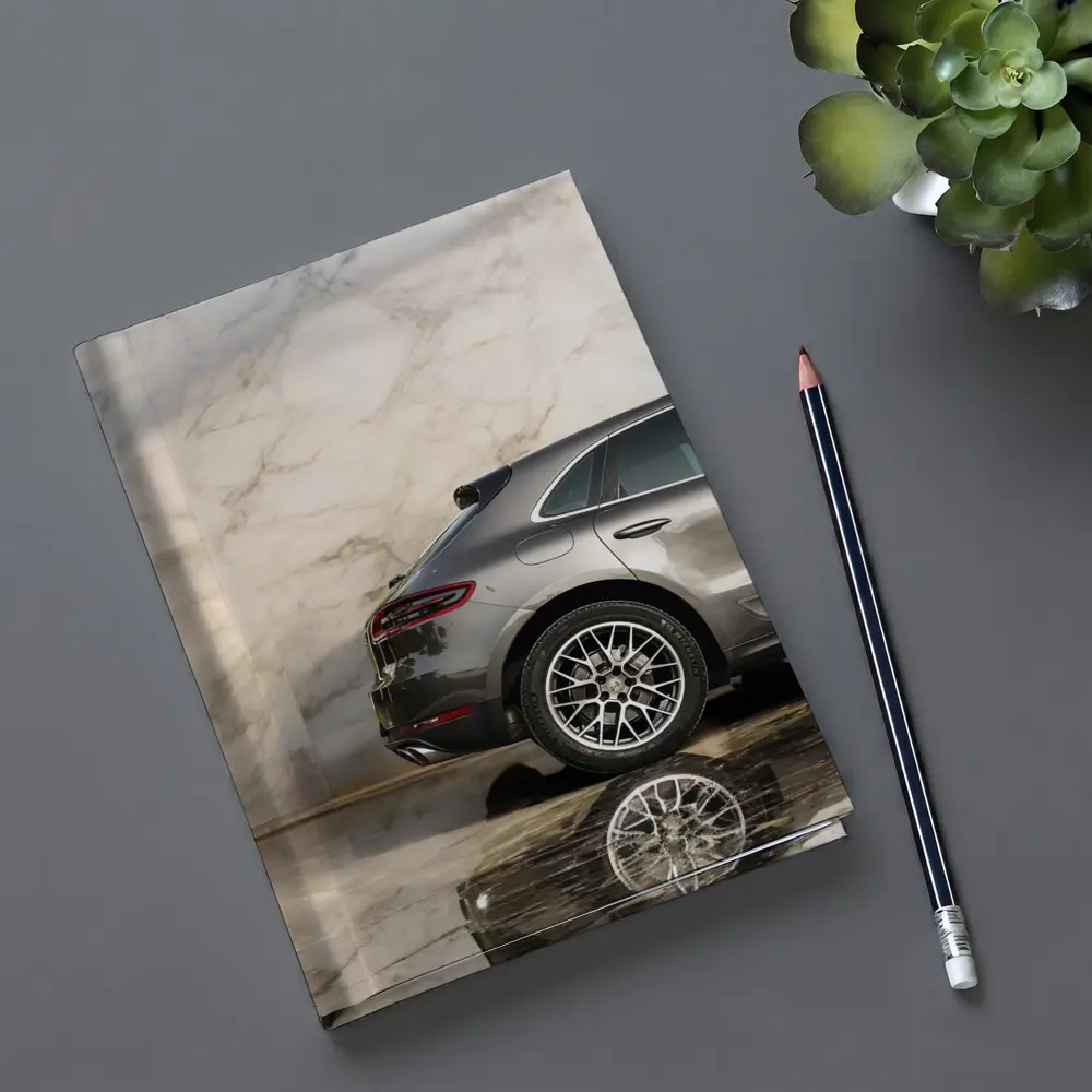 Porsche Macan Gray Marble Showroom Background – Notebooks