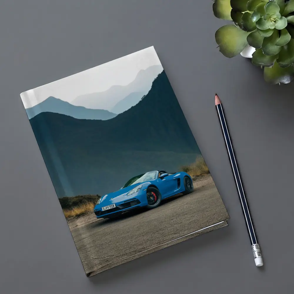 Porsche Boxster Blue Mountains Road Background – Notebooks