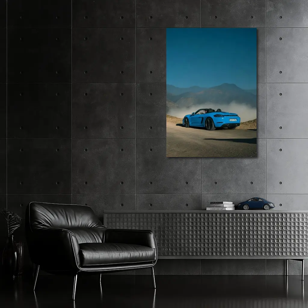Porsche Boxster Blue Mountain Road Drive – Wall Art
