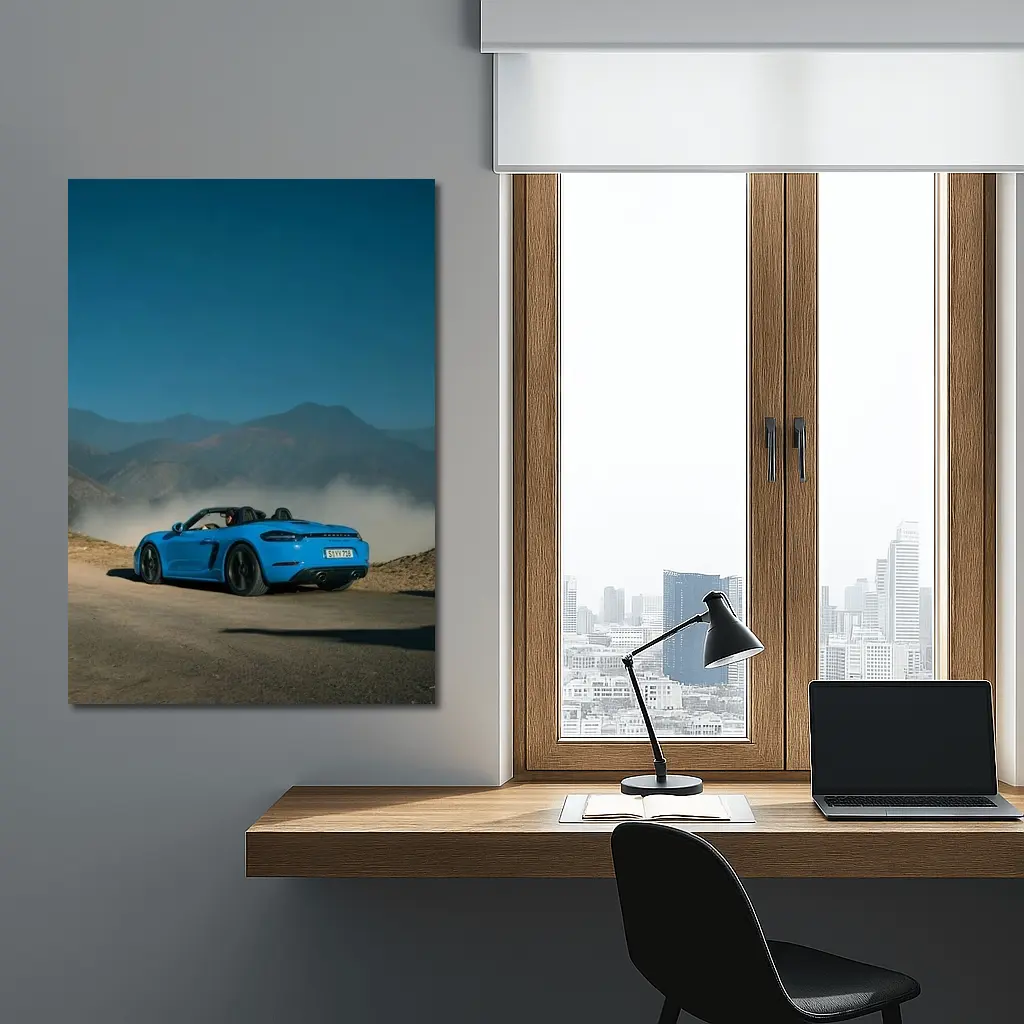Porsche Boxster Blue Mountain Road Drive – Wall Art