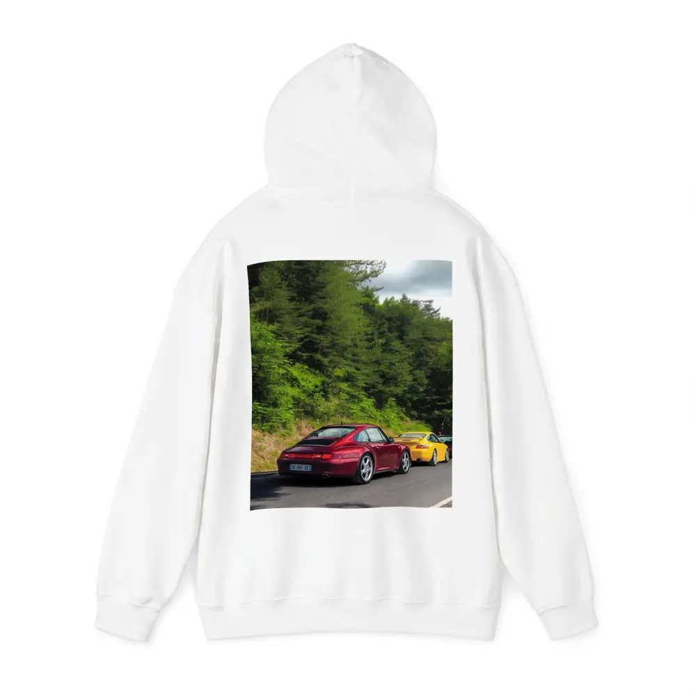 Porsche 911 Duo on Forest Road – Hoodies