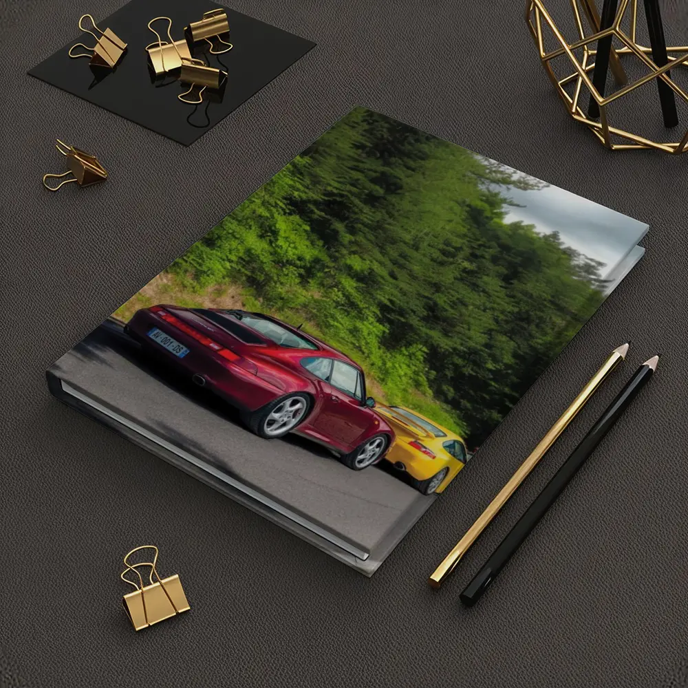 Porsche 911 Duo on Forest Road – Notebooks