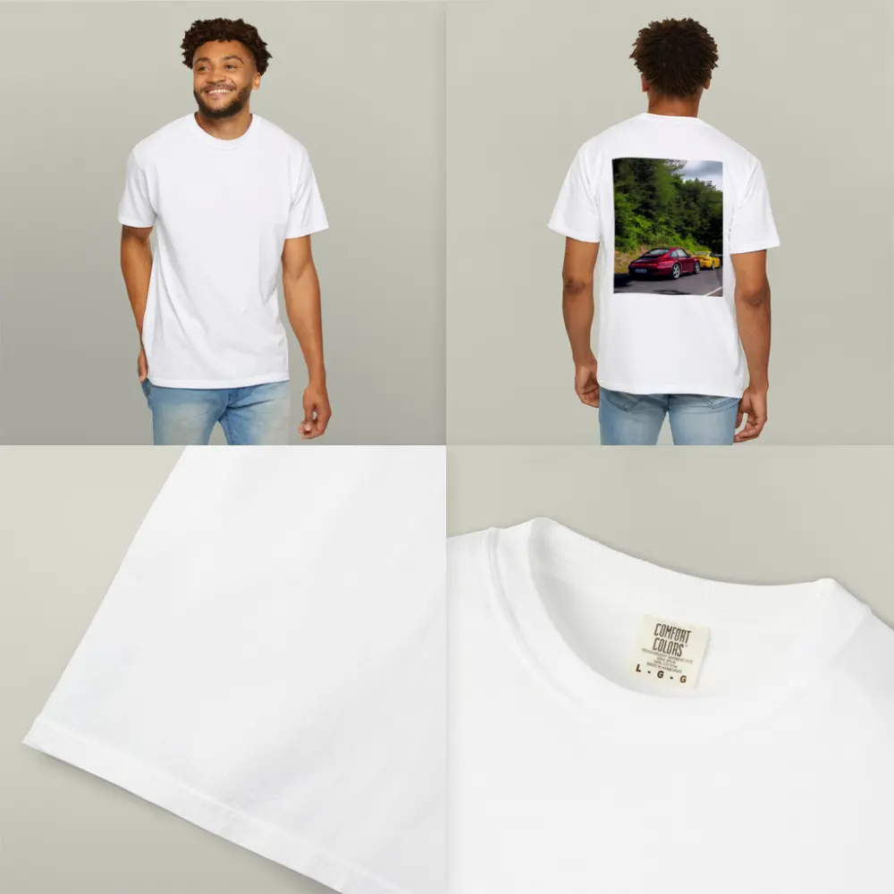 Porsche 911 Duo on Forest Road – T-Shirts