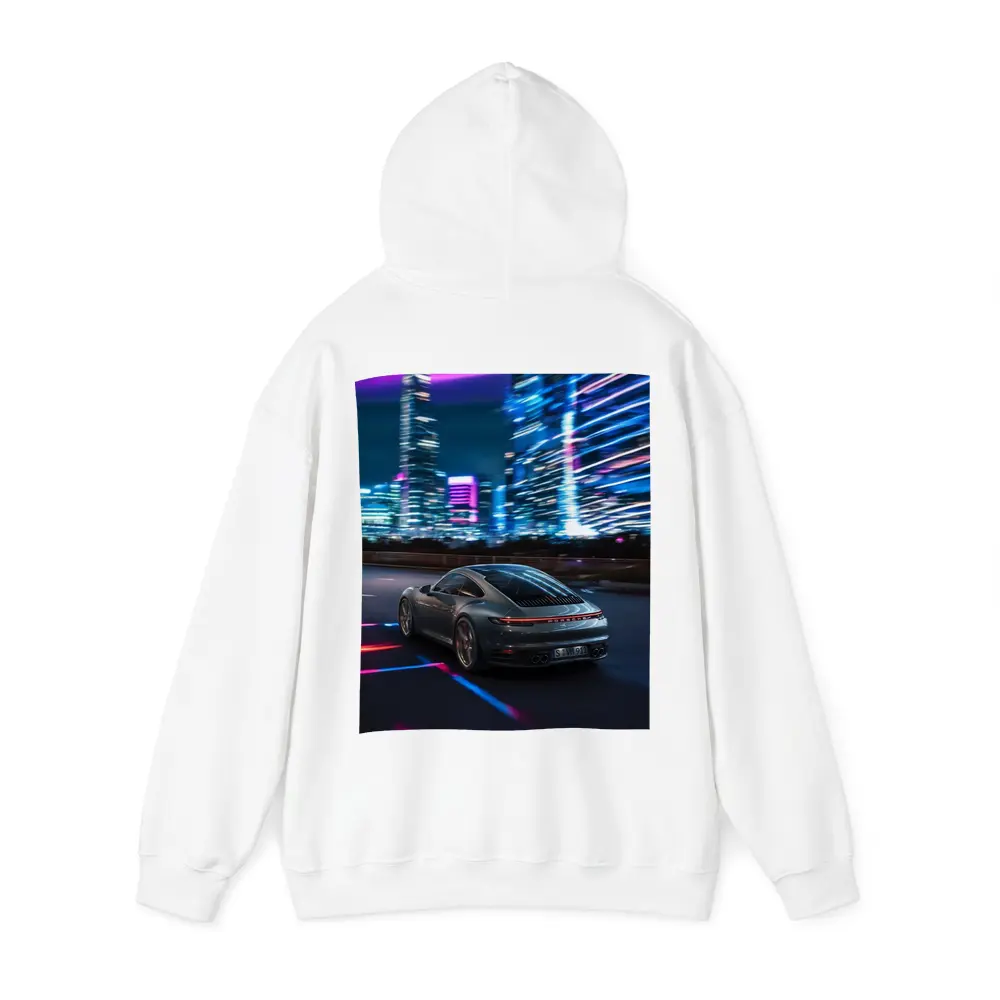 Porsche 911 Neon City Night Drive – Hoodies