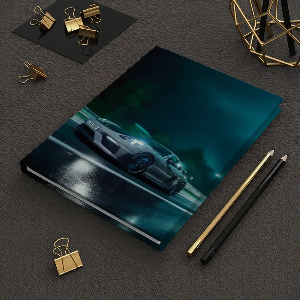 Porsche Cayman GT4 Speeding At Night – Notebooks