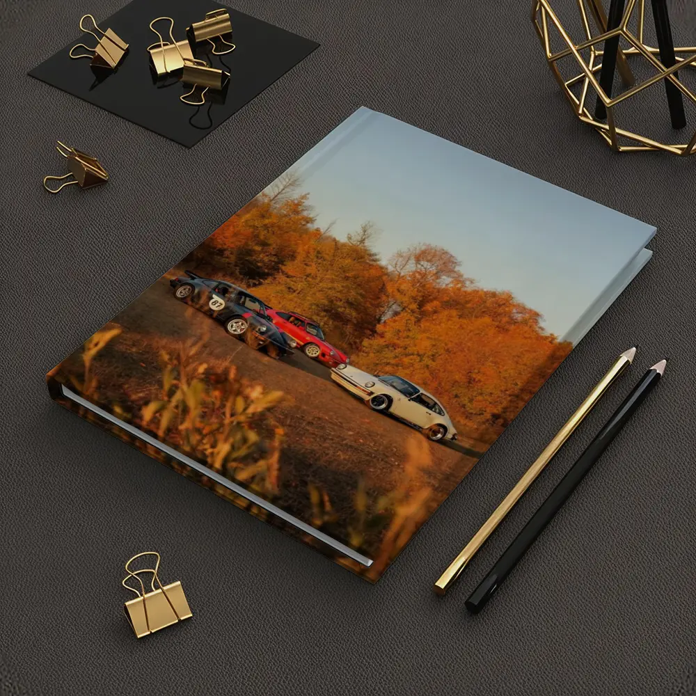 Three Classic Porsche 911 Cars Autumn Setting – Notebooks