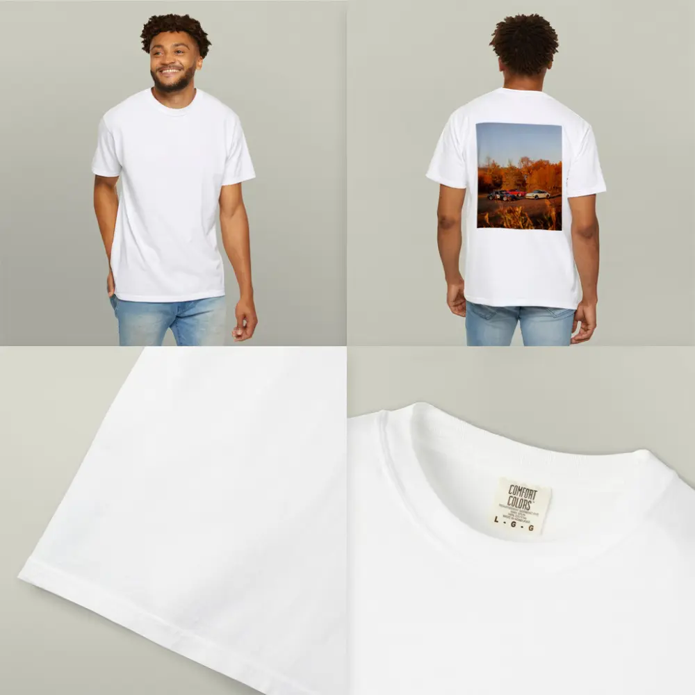Three Classic Porsche 911 Cars Autumn Setting – T-Shirts