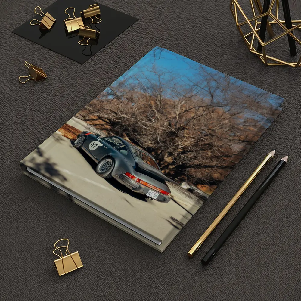Porsche 911 Race Car Bare Winter Trees – Notebooks