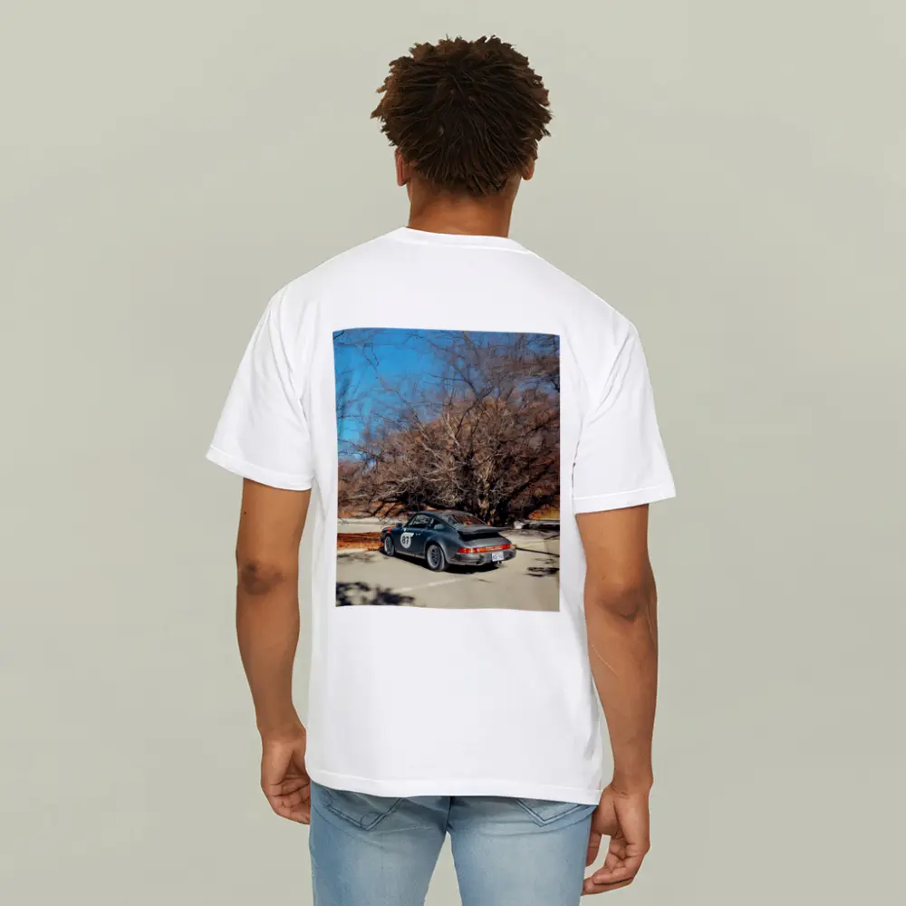 Porsche 911 Race Car Bare Winter Trees – T-Shirts