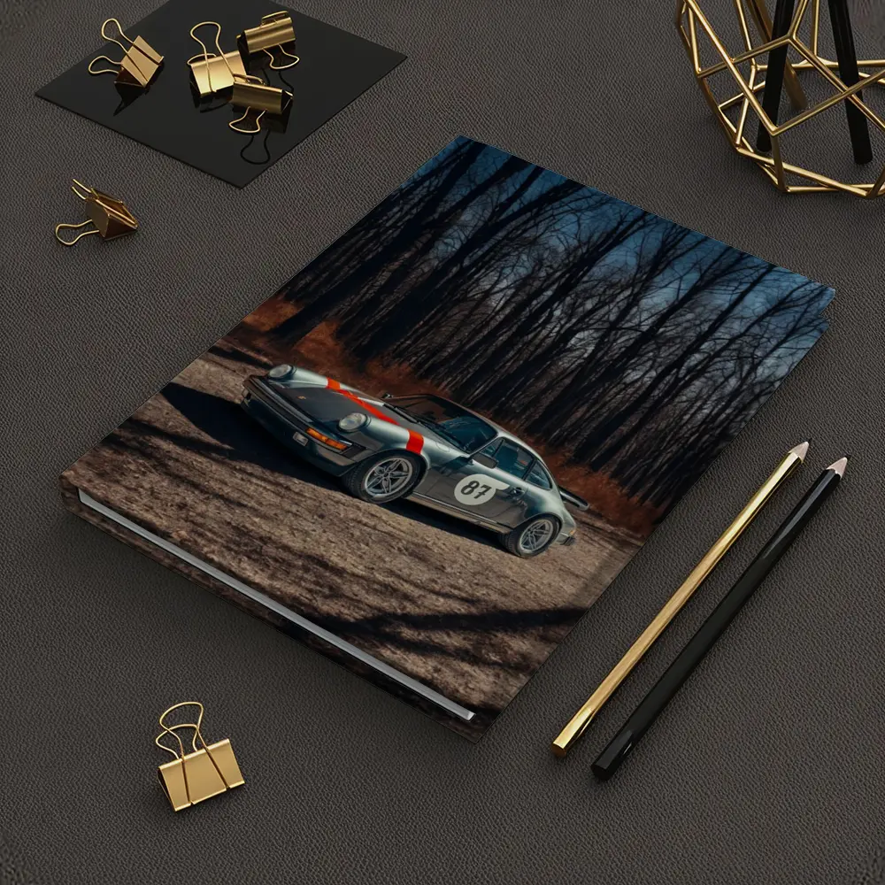 Porsche 911 Rally Car Bare Winter Forest – Notebooks
