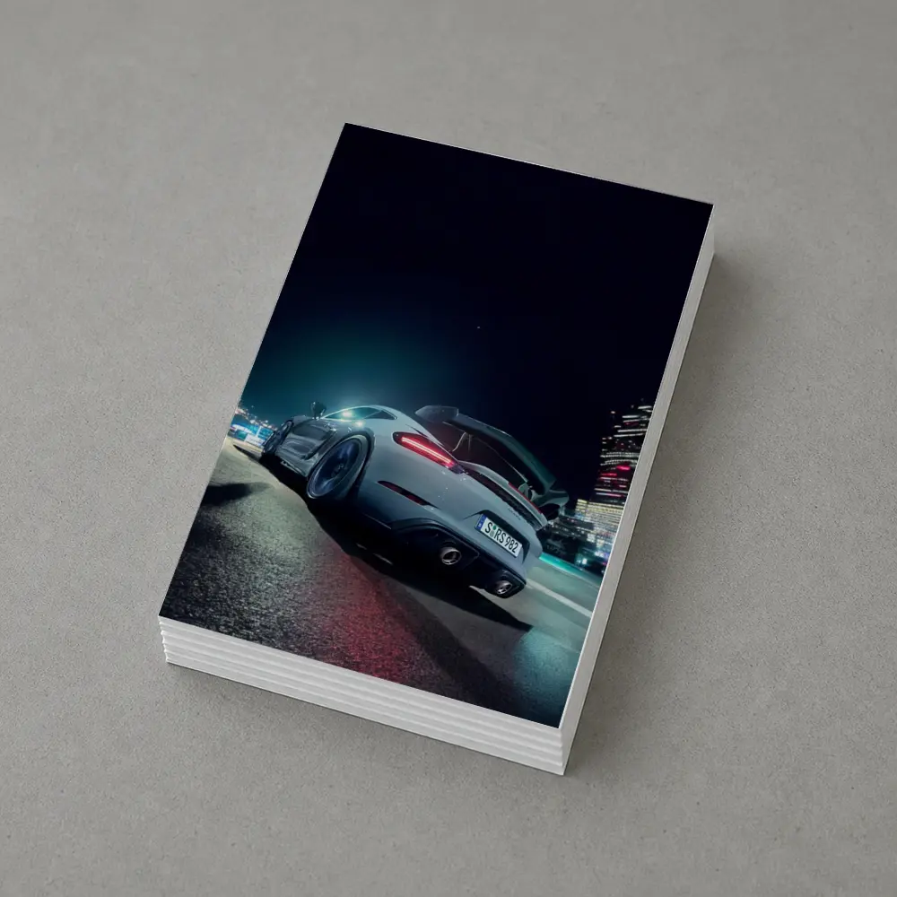 Porsche 911 GT3 City Night Street – Postcards