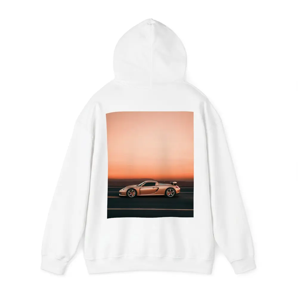 Porsche Carrera GT Pink Sunset Road – Hoodies